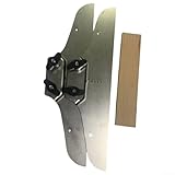 Battistrada per scale per strumento di layout con caratteristiche regolabili costruito in acciaio zincato per un uso affidabile in attività di miglioramento domestico (argento)