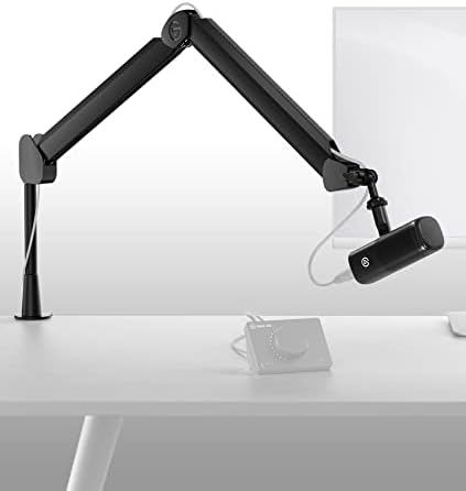 Elgato Wave DX with Broadcast Arm, Fully Adjustable with Cable Ma...
