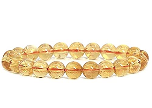 Americos Citrine Natural Gemstone Bracelet 7.5 inch Stretchy Chakra Gems Stones 8mm (0.31") Beads Healing Citrine Crystal Quartz Women Men Girls Gifts (Unisex) (B098XG1YQ7) Amazon Price History, Amazon Price Tracker