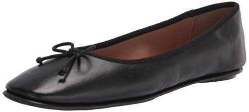 Aerosoles Women's Catalina Ballet Flat, Black Leather, 8.5 #TOP22