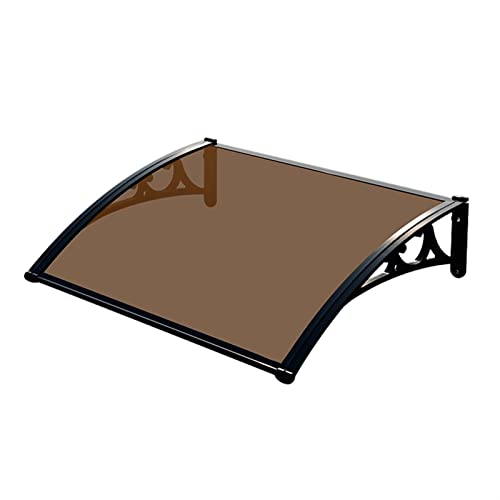 Auvent de fenêtre en polycarbonate solide pare-soleil contre la neige pour terrasse et patio - 2