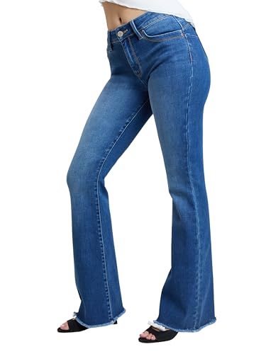 YMI Women´s Wannabettabutt High Rise Super Flare Denim Jeans2