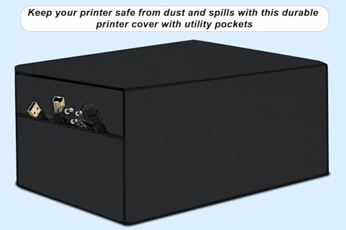 Image of Stylista Waterprood and Dustproof Printer Cover Suitable for Brother Ink Tank DCP-T226, Heavy-Duty grey Thick Polyester