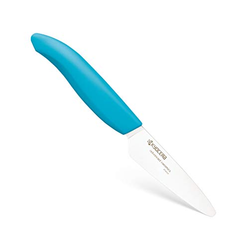 Comparison: Best Ceramic Paring Knife 2 Kyocera Advanced Ceramic Revolution Series 3-inch Paring Knife, Blue Handle, White Blade, Pack of 1