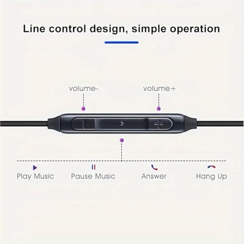 Type-C Kablolu Kulak İçi Kulaklık – Gürültü Önleyici Mikrofon, Dahili Ses Kontrol, Ergonomik Silikon Uçlar, HD Stereo Ses, Tüm Type-C Cihazlarla Uyumlu (Siyah) - Görsel 5