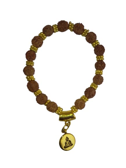 PDY FASHION PANCHMUKHI RUDHRAKSH BRACELET WITH RUBBER BROWN COLOR (B09TFFND75) Amazon Price History, Amazon Price Tracker