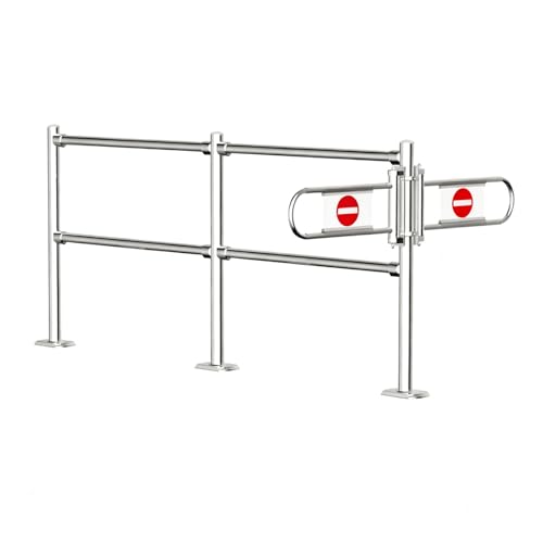 Safety Gate - Manual Swing with Auto-Close Feature for Wareh