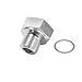 TNAIYH Car Oil Pressure Sensor Adapter, M16 x 1.5 Adapter to 1/8 NPT Vehicle Oil Pressure Sensor Thread Pipe Fitting, Engine Swap Accessories, Compatible with LS Engines LS1 LSX LS3
