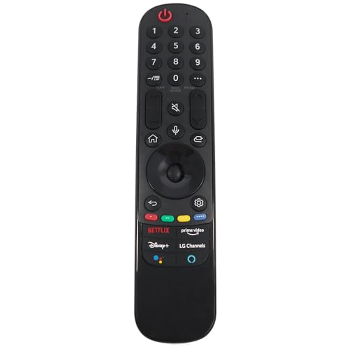 Mando de Voz Compatibilidad con LG Smart TVs con Función Puntero, Repuesto Mando a Distancia reemplazo para LG TV Control Remoto Modelo AN MR24GA MR23GA MR21GA MR22GA etc.con Voice y Netflix Botones