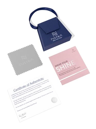 Image of Nistra 925 Sterling Silver Seaside Treasure Earrings | Gifts for Wife & Girlfriend | Stylish Luxury Jewelry for Women & Girls | With 925 Stamp & Certificate of Authenticity