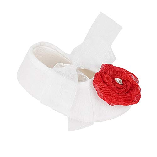 Rsmart Comfortable Cotton Booties Shoes For Baby Girl & Boy (9-12 Months) With Ribbon Closure And Flower Pattern (B08SVY9VN1) Amazon Price History, Amazon Price Tracker