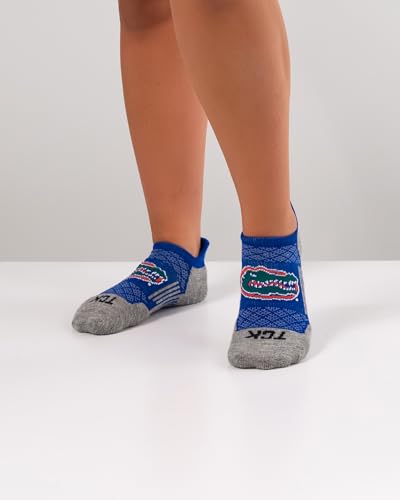 TCK NCAA No Show Golf Socks Mens & Womens Running Socks, Low Cut Ankle Sock w/Tab, Targeted Compression & Soft Cushion4