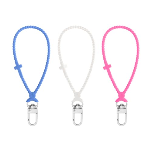 Image of Ryan & Rose Jesus Loop - Cross Keychain Wristlet Keychain Christian Keychain - Keychain Accessories Key Chains Women