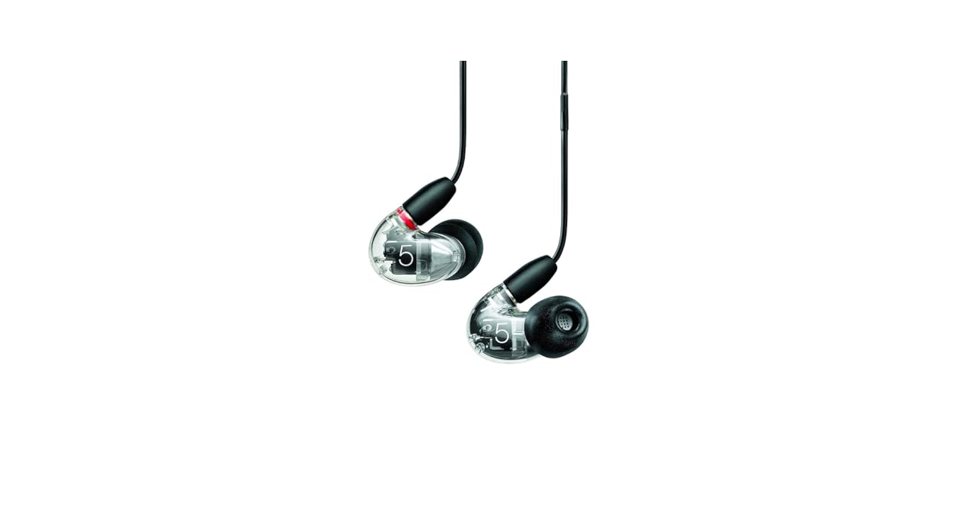 shure aonic5 クリア  SE53BACL+UNI-A 美品 SHURE SE53BACL+UNI-A クリア AONIC 5 カナル型イヤホン