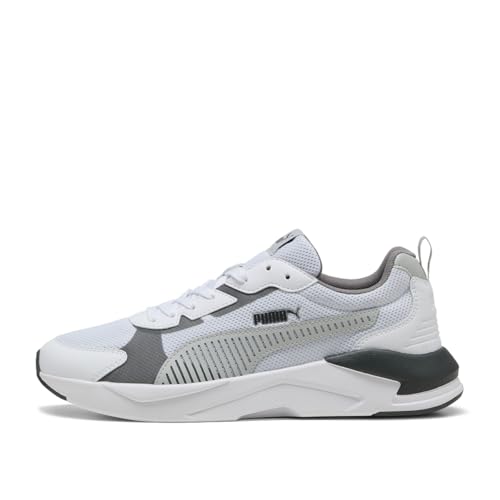 Puma Unisex adulti X-Ray 3 LT, stivale basso, PUMA White-Cool Light Gray-Ghisa, 41 EU