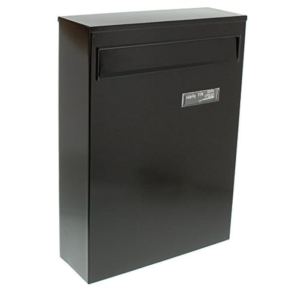 Burg-Wächter Leipzig 778 BR Buzón Vertical de Doble Cara, Blanco