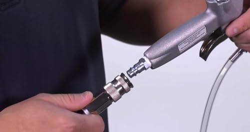Image of Guardair 79SG012 Pneumatic Syphon Oil and Solvent Spray Gun with Classic Pistol Grip, 12-Inch Aluminum Extension and Brass Nozzle