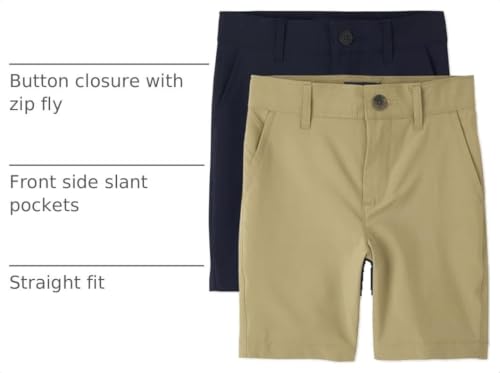 Image of The Children's Place boys Quick Dry Chino Shorts