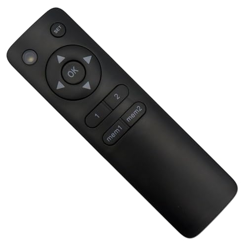 EasyLife RMT-03 - Mando a distancia de repuesto para televisores motorizados, soporte de pared y techo para LED/LCD/OLED TV - Control remoto en negro