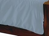 Dust Mite- and Allergen-Proof Comforter Cover; “Premium Microfiber” (Queen; Blue/Gray)