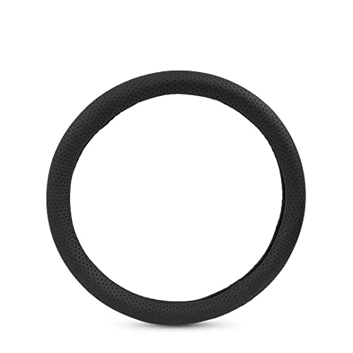 Image of CARMATE Car Steering Cover Super Grip 118 Compatible with Mahindra XUV 300 - Medium Black