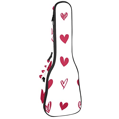 Sac robuste pour ukulélé de concert finition soignée et tissu haute densité