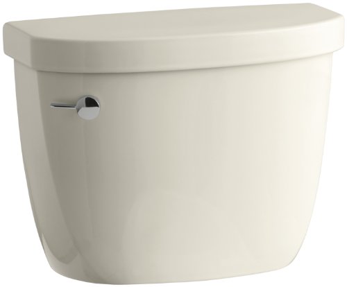 KOHLER K-4418-T-47 Cimarron 1.6 gpf Class Five Toilet Tank with Tank Locks, Almond KOHLER K-4418-T-47 Cimarron 1.6 gpf Class Five Toilet Tank with Tank Locks, Almond