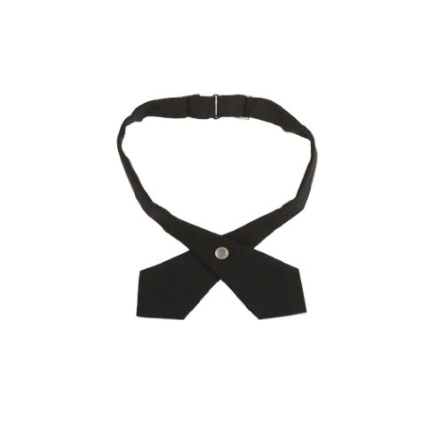 French Toast Girls' School Uniform Cross Tie (Black)