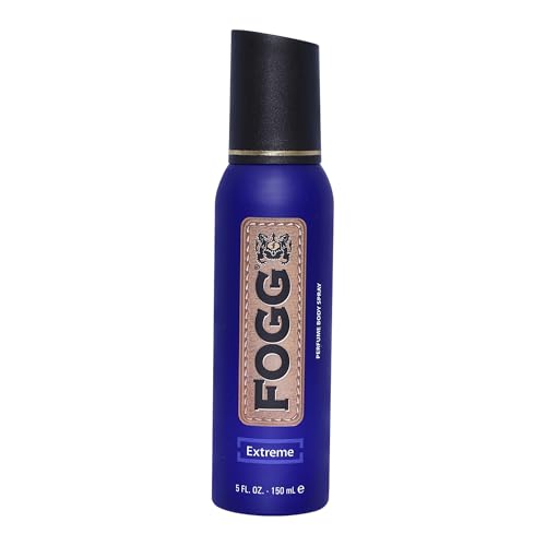 Extreme by Fogg - Mens Body Spray - Spicy Fresh Woody Body Spray for Men - Perfume-Based with Citrus Top Notes of Grapefruit and Bergamot - 5 oz