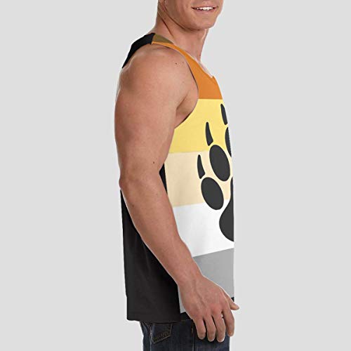 Men's Print Graphic Tank Tops Gay Bear Classic Workout Tees
