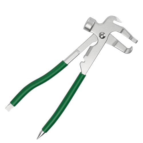 Zpana Car Wheel Balancing Weight Plier Vehicles Wheel Balance Hammer Tool Automotive Tire Clip On Weight Balance Rim Repair Remover Accessories Universal for Sedan SUV Truck (Green)