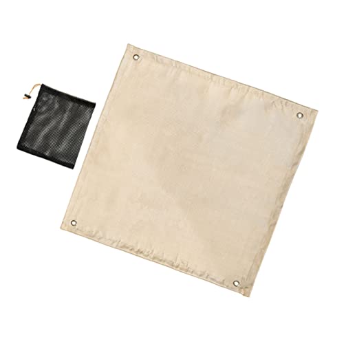 balacoo Fire Retardant Blanket Fiberglass Fireproof Blanket Fireproof Mat for Fire Pit Camping Mats BBQ Rug Outdoor Safety