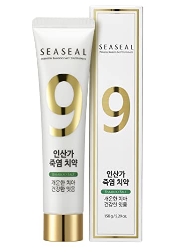 Seaseal Bamboo Salt Toothpaste, with Korea's No.1 9 Times Baked B...
