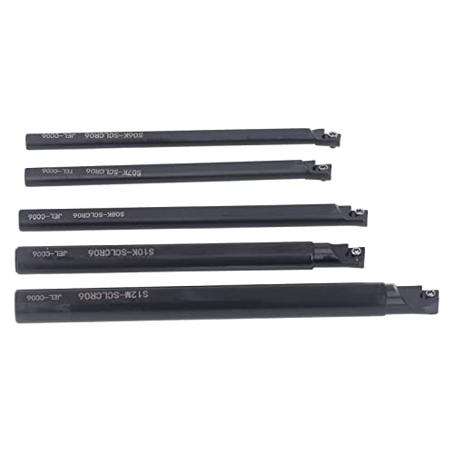 Set de 5 porta herramientas para torno de acero rápido miniatura 5