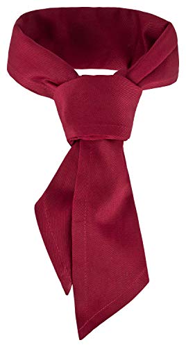 DESERMO Gastro Dreieckstuch 120x80cm | Hochwertiges Profi Halstuch aus dickem Mischgewebe (65% Polyester / 35% Baumwolle) | Berufsmode mit großer Farbauswahl | Schweisstuch mit hohem Stoffgewicht