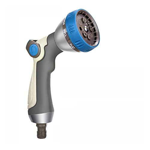 Pistola de agua portátil de alta presión Riego de jardín Rociador de lavado de autos Rociador de lavado de autos de metal para el hogar Rociador de riego de jardín Pistola de agua de alta presión (Co