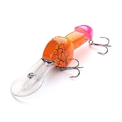Enjoyard Fishing Lure, Hard Fishing Lure, Realistic Fishing Accessory 14 cm – Original Fisherman Gift – Predators Pike Catfish for Men – 28 g