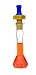 Kimax 28014P-5 Borosilicate Glass 5mL, +/- 0.02mL Tolerance, Round with Flat Bottom Class A Volumetric Flask, with Polyethylene Stopper (Case of 12)