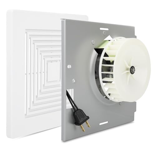 S97012029 Bathroom Exhaust Fan Motor & Cover Kit Quiet Operation Strong 70 CFM Airflow Compatible with 663/688 (Not Fit 688-G/H/J/K) 663B/688B 663C/688C 663E/688E 670 689A/B/C/D 671-A 670-A