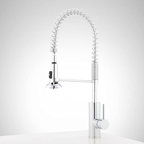 Signature Hardware 449251 Presidio 1.8 Gpm Single Hole Pre-Rinse Pull Out Kitchen Faucet #TOP4