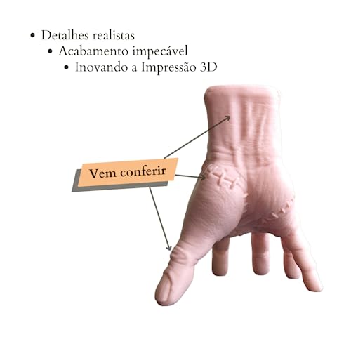 Escultura decorativa da Mãozinha - Chorme 3D