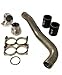 No Limit Fabrication 6.7 Power Stroke Upper Coolant Hose Kit, Black 17+ (Black)