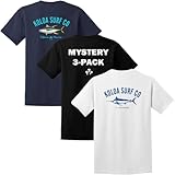 Koloa Surfer Girl Logo Mens Heavy Cotton T-Shirts in Regular, Big & Tall