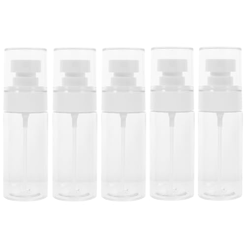 minkissy 5 Piezas Botella de spray botella spray botella de agua pulverizada envases de botellas de líquido botella recargable de perfume botella de viaje contenedores de viaje el plastico