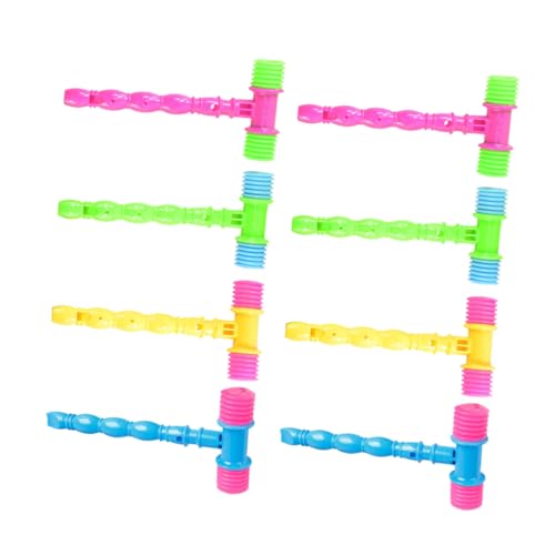 KICHOUSE 8 Piezas De Martillo De Flauta De Juguete Martillo Chirriante Juego De Martillos De Neón para Mini Martillos De Golpeo Herramienta De Martillo Pequeño Portátil Instrumento