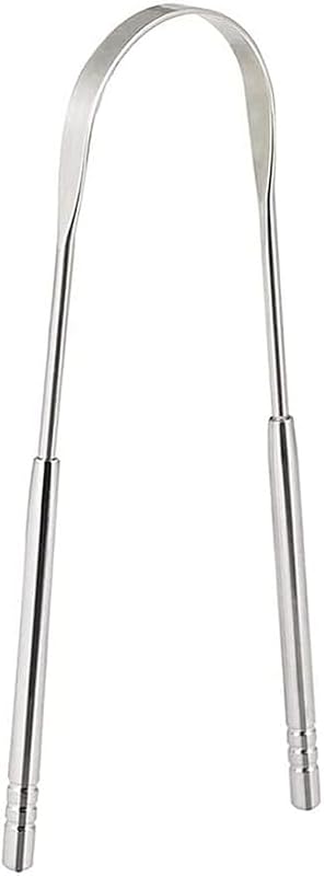 Tongue Scraper,100% 304 Stainless Steel Bad Breath Treatment for Adults & Kids, Medical Grade Tongue cleaner for Oral Care, Easy to Use Tongue Cleaner for Hygiene
