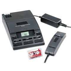 Philips Dictation System 725 Mini Cassette Recorder with Handheld Microphone