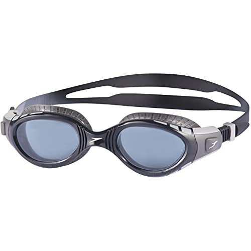 Speedo Futura Biofuse Flexiseal Schwimmbrille, Extra-Komfort, gepolsterte Passform, schwarz und...