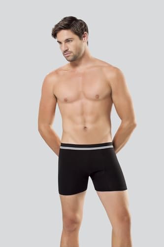 Calzoncillos tipo bóxer Anit de algodón premium con ajuste elástico 2