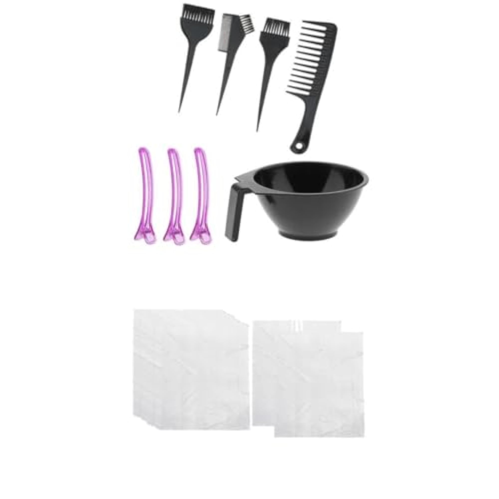 Hair Coloring Dyeing Kit with 100pcs Capes, Essential